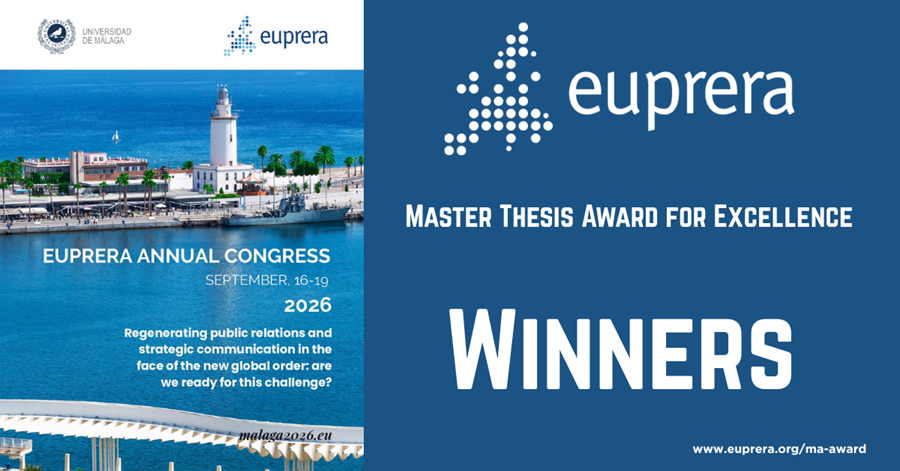 2026 Master Thesis Award For Excellence Winners